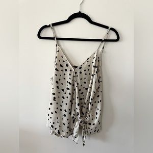 Papermoon Polka Dot Tank Blouse